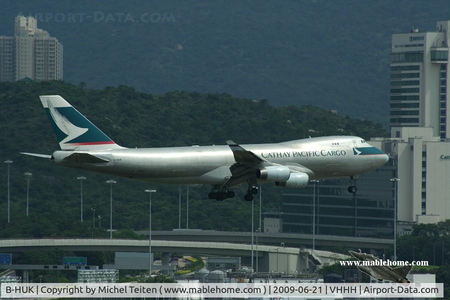 B-HUK, 1995 Boeing 747-467F/SCD C/N 27503, Cathay Pacific