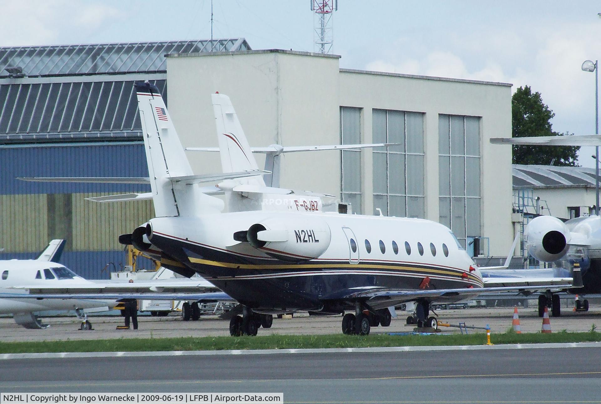 N2HL, 2004 Israel Aircraft Industries Gulfstream 200 C/N 091, IAI Gulfstream G200 at Le-Bourget airport during the Aerosalon 2009, Paris