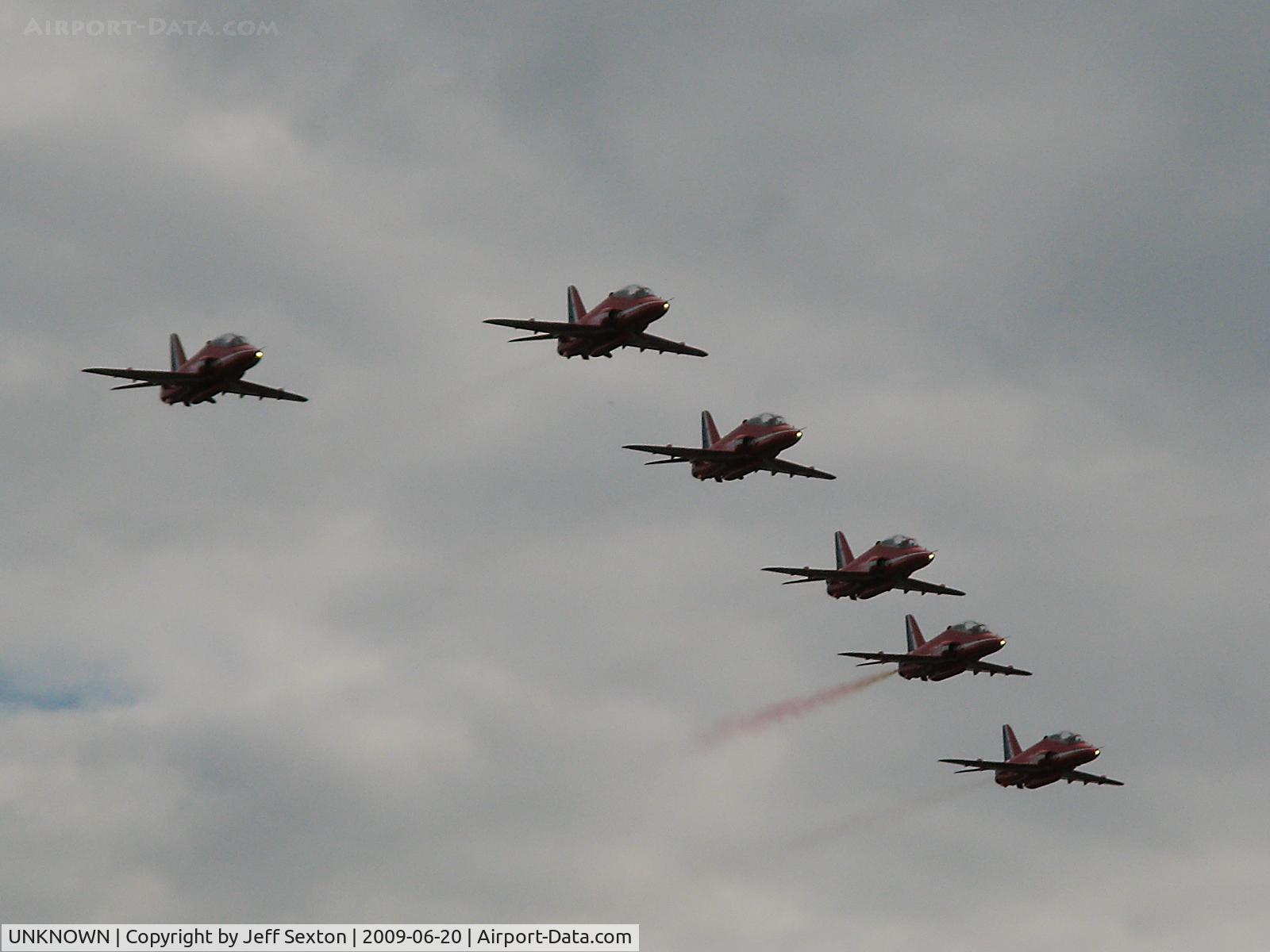 UNKNOWN, British Aerospace Hawk T1A C/N Unknown, Red Arrows - Royal Air Force Display Team. BAe Hawk Mk1 aircraft