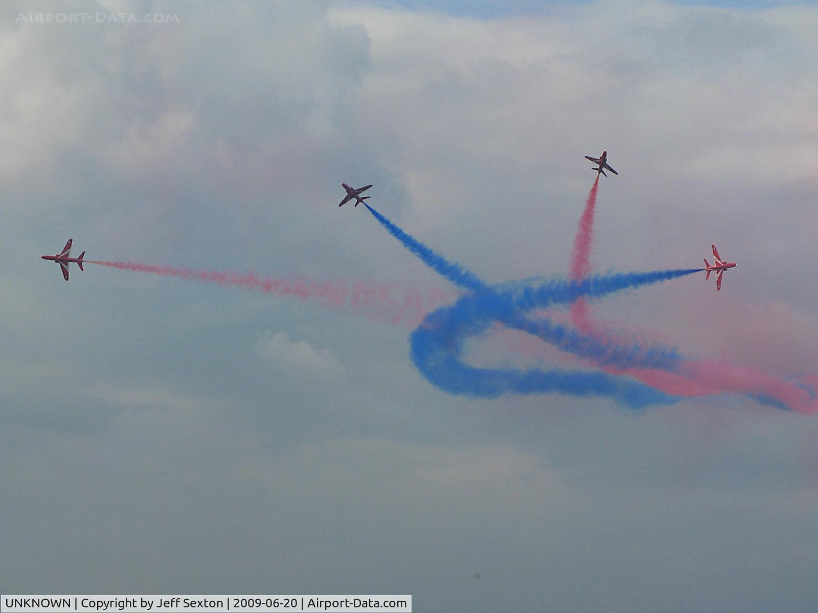 UNKNOWN, British Aerospace Hawk T1A C/N Unknown, Red Arrows - Royal Air Force Display Team. BAe Hawk Mk1 aircraft.