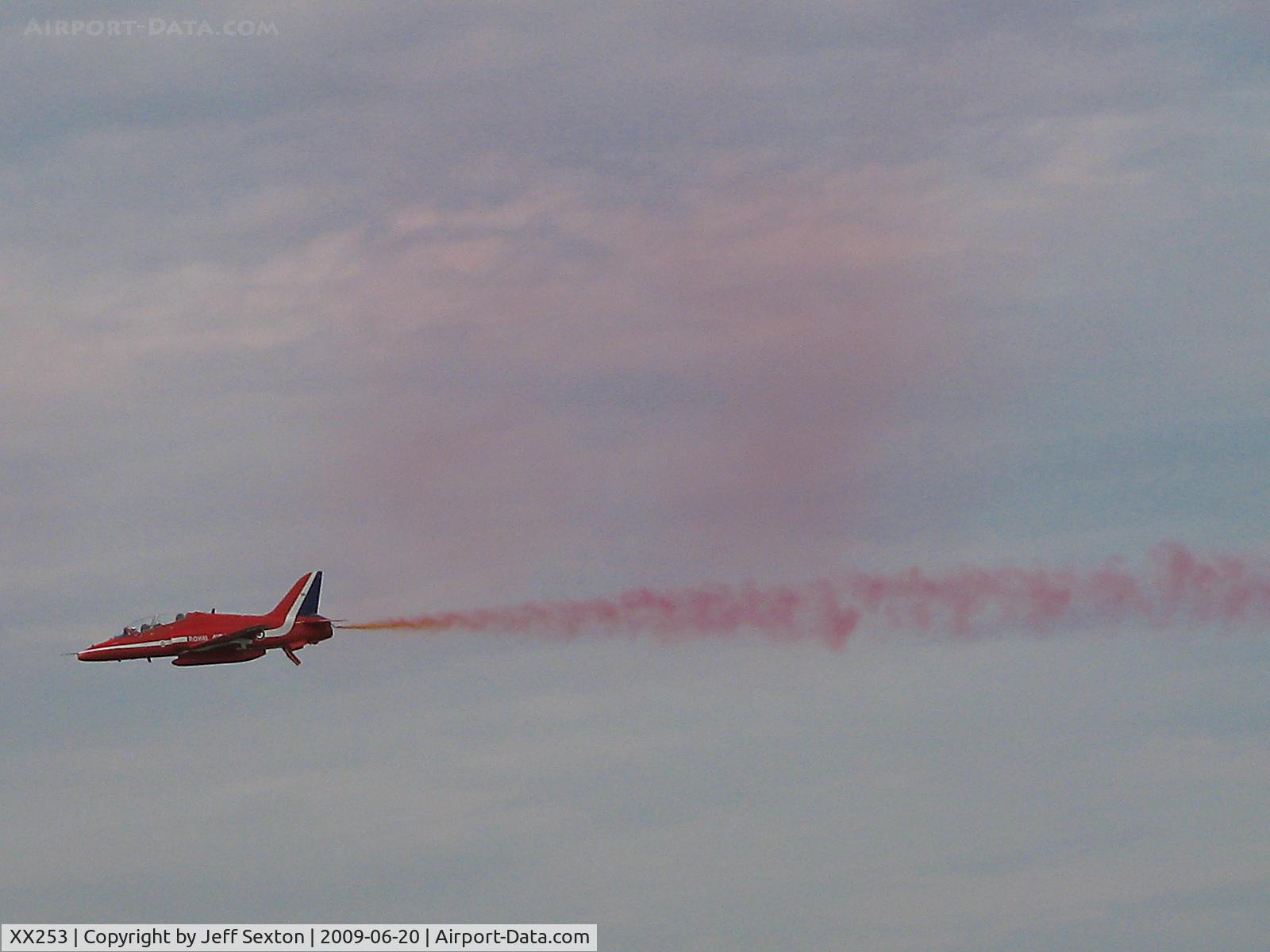 XX253, 1978 Hawker Siddeley Hawk T.1A C/N 089/312089, Red Arrows - Royal Air Force Display Team. BAe Hawk Mk1 aircraft.