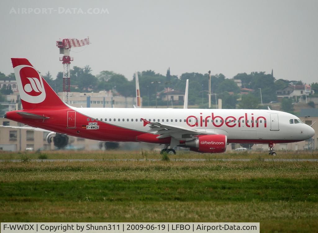 F-WWDX, 2009 Airbus A320-214 C/N 3945, C/n 3945 - To D-ABDW