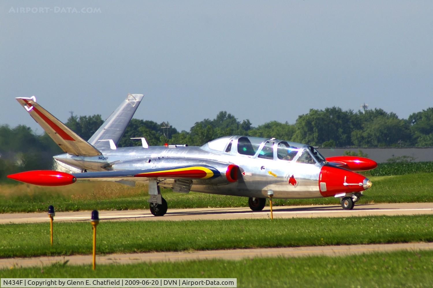N434F, 1963 Fouga CM-170 Magister C/N 434, Quad Cities Air Show