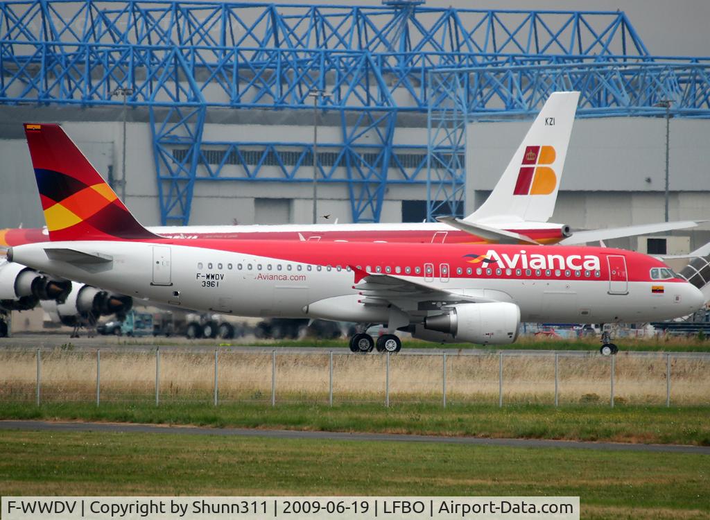 F-WWDV, 2009 Airbus A320-214 C/N 3961, C/n 3961