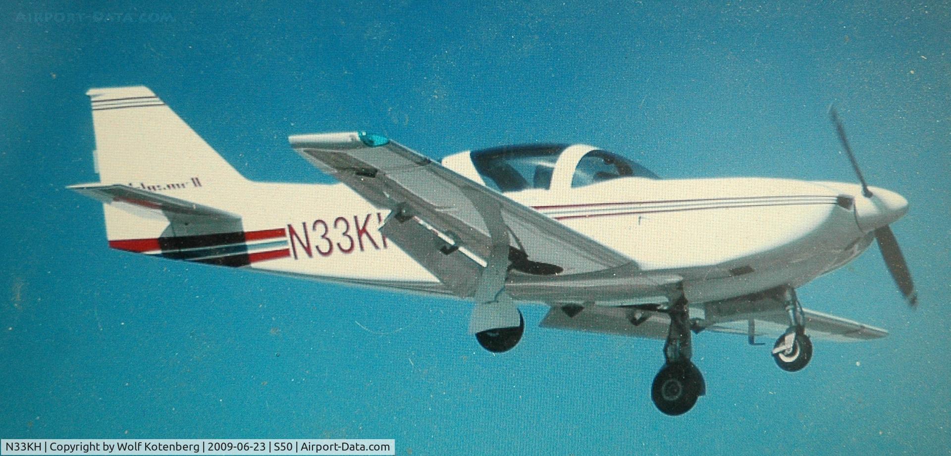N33KH, 1995 Stoddard-Hamilton Glasair Super II C/N 2223, on final