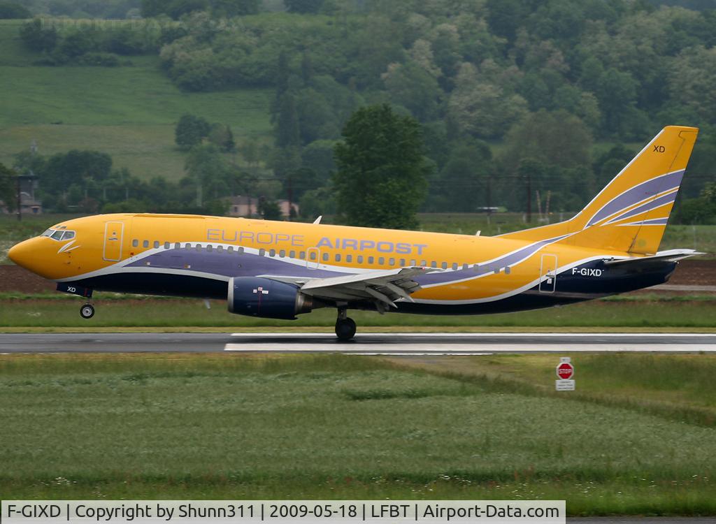 F-GIXD, 1992 Boeing 737-33A(QC) C/N 25744, Landing rwy 20