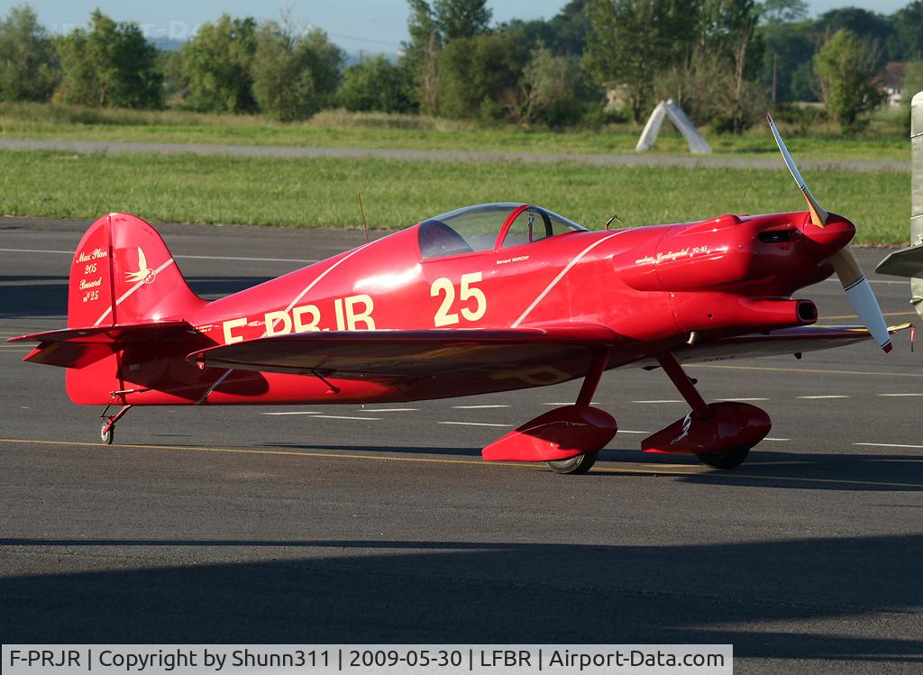 F-PRJR, Max Plan MP.204 Busard C/N 25, Waiting his demo flight during LFBR Airshow 2009