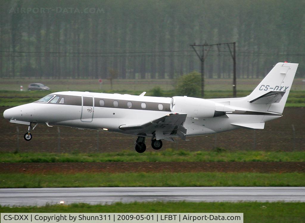 CS-DXX, 2008 Cessna 560XL Citation XLS C/N 560-5789, Landing rwy 20