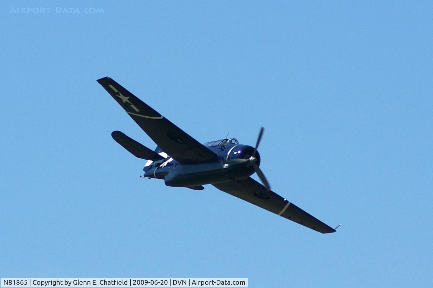 N81865, 1945 Grumman TBM-3E Avenger C/N 5632, Quad Cities Air Show
