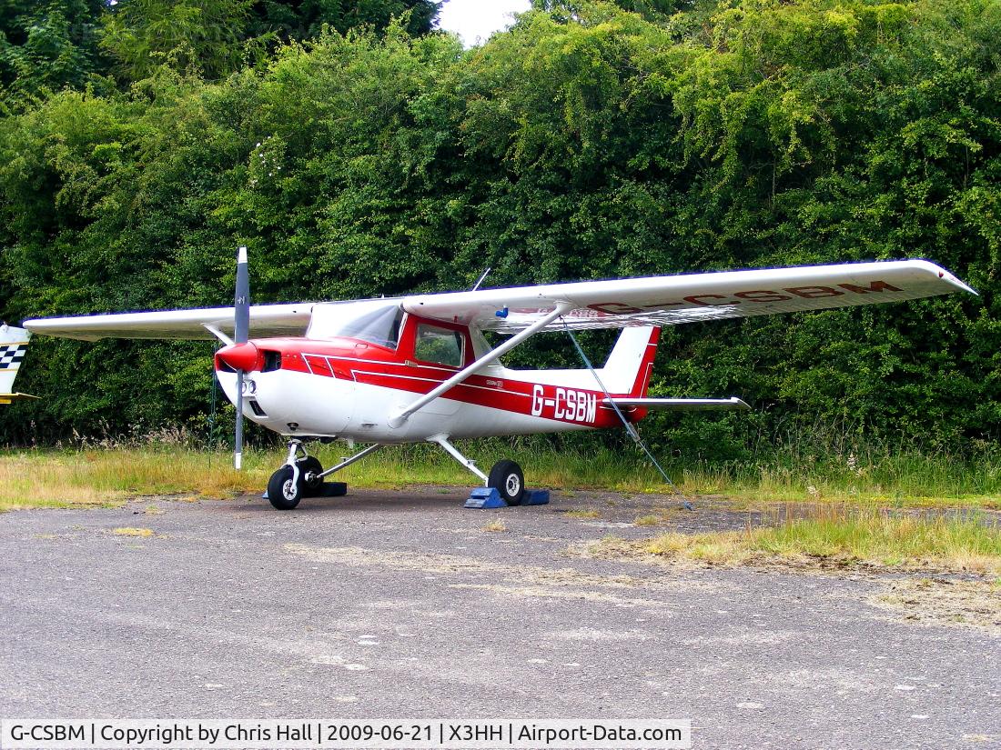 G-CSBM, 1977 Reims Cessna F150M C/N 1359, at Hinton in the Hedges. Previous ID: PH-AYC