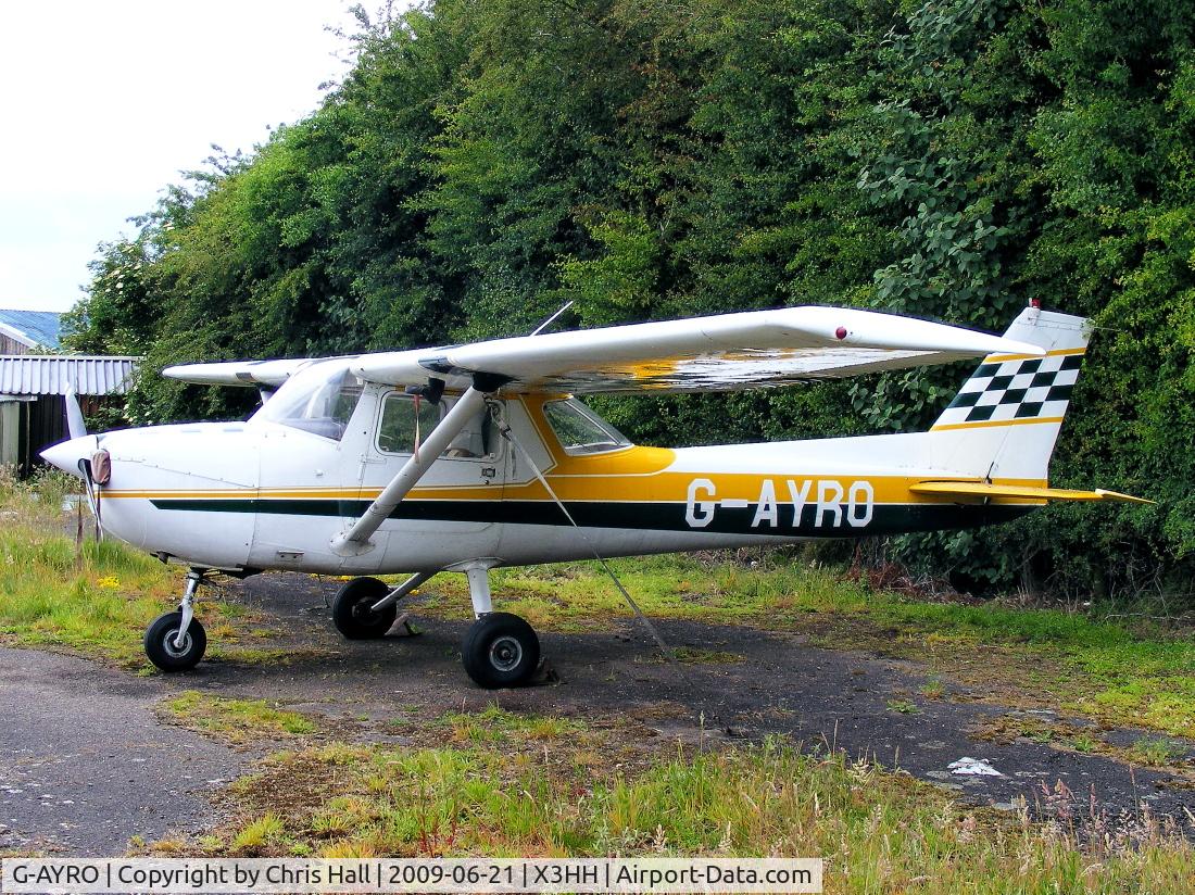 G-AYRO, 1971 Reims FA150L C/N 0102, at Hinton in the Hedges.
