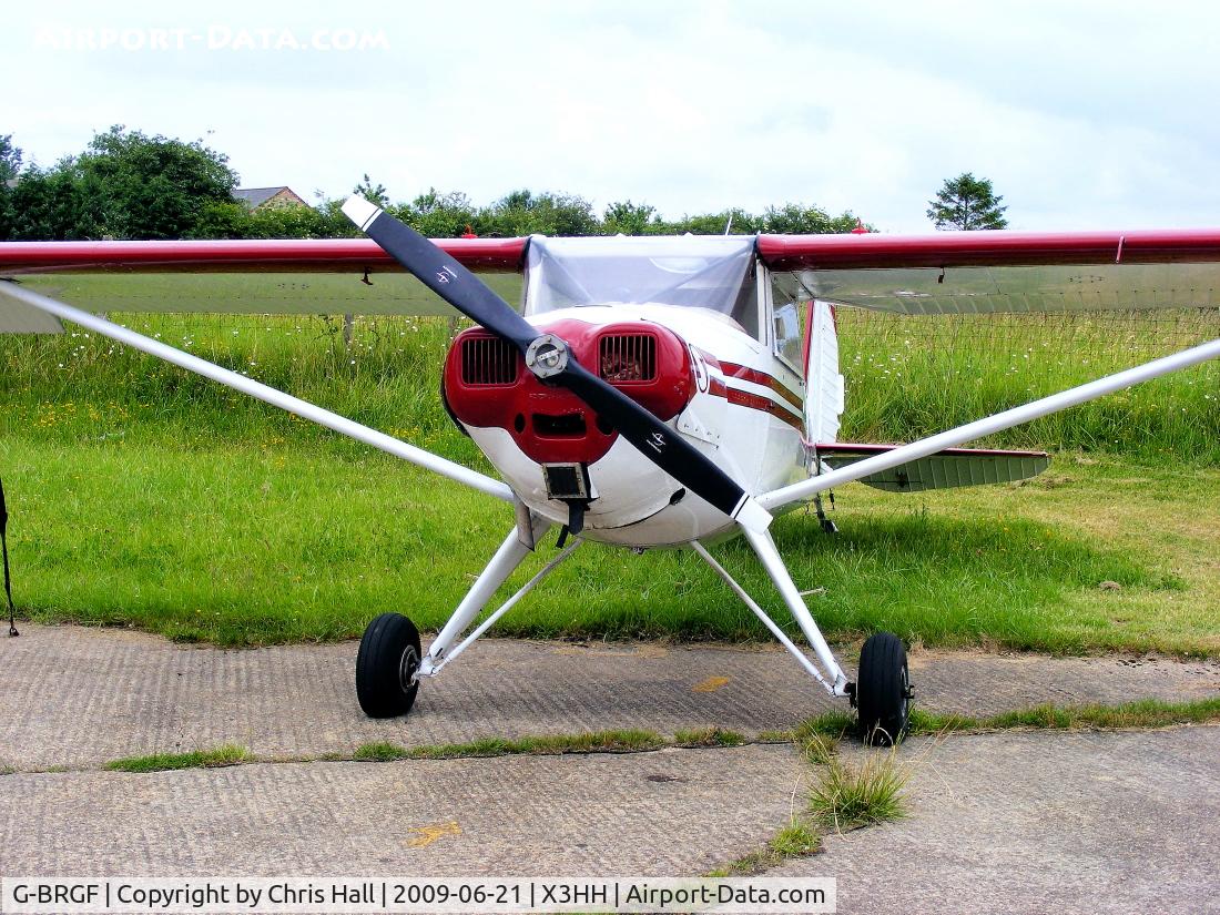 G-BRGF, 1947 Luscombe 8E Silvaire C/N 5475, at Hinton in the Hedges. Previous ID: N23FP
