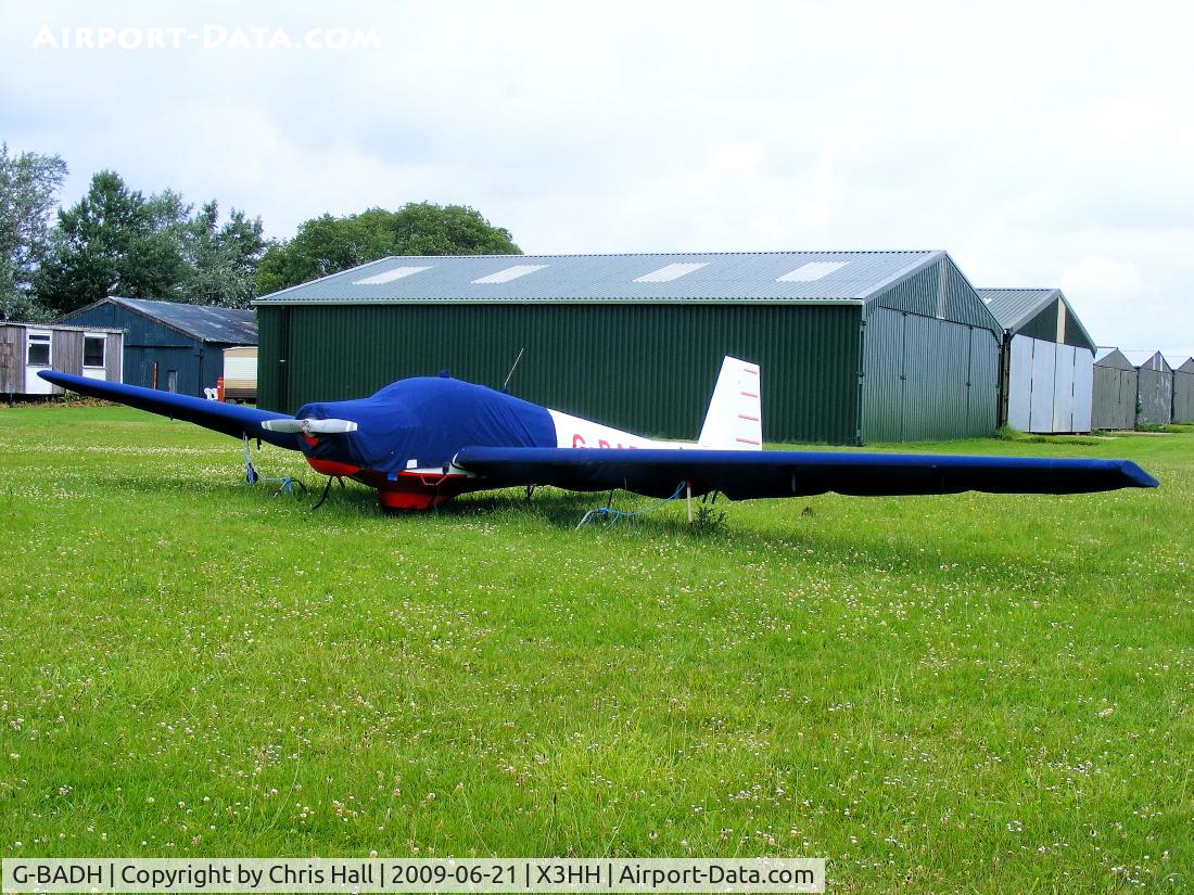 G-BADH, 1972 Slingsby T-61A Falke C/N 1774, at Hinton in the Hedges.