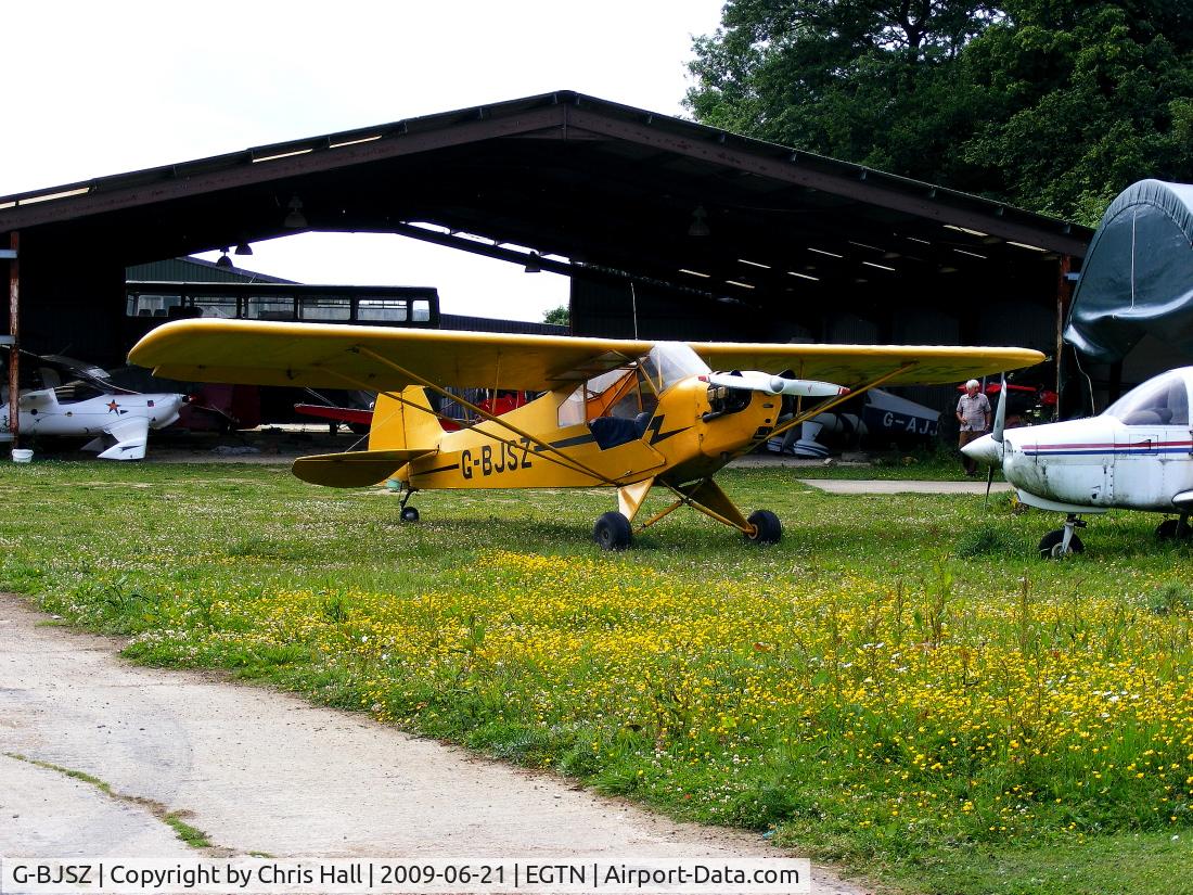 G-BJSZ, 1944 Piper L-4H Grasshopper (J3C-65D) C/N 11874, Enstone Airfield, Previous ID: D-EHID