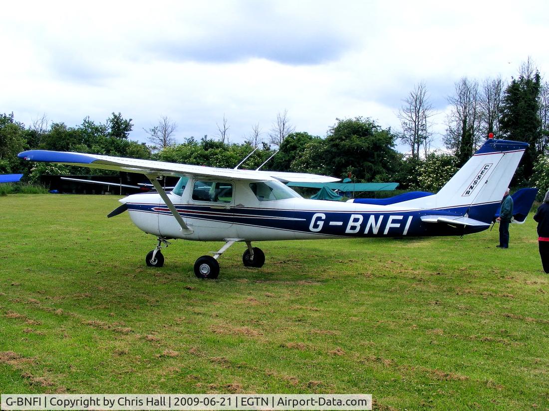 G-BNFI, 1969 Cessna 150J C/N 15069417, at Enstone Airfield, Previous ID: N50588
