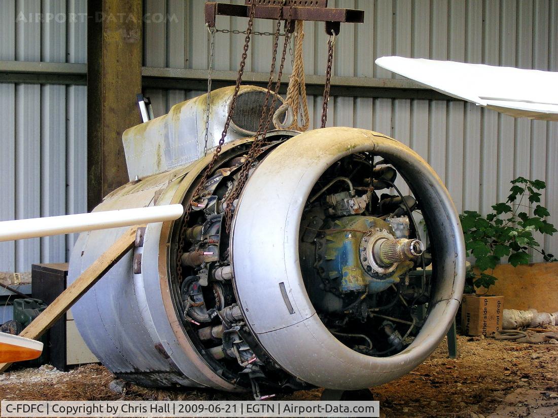 C-FDFC, 1952 Bristol 170 Mk.31M C/N 13218, Bristol Hercules 734 14-cylinder radial from Bristol 170 Freighter which crashed on take off from Enstone Airfield on July 18, 1996