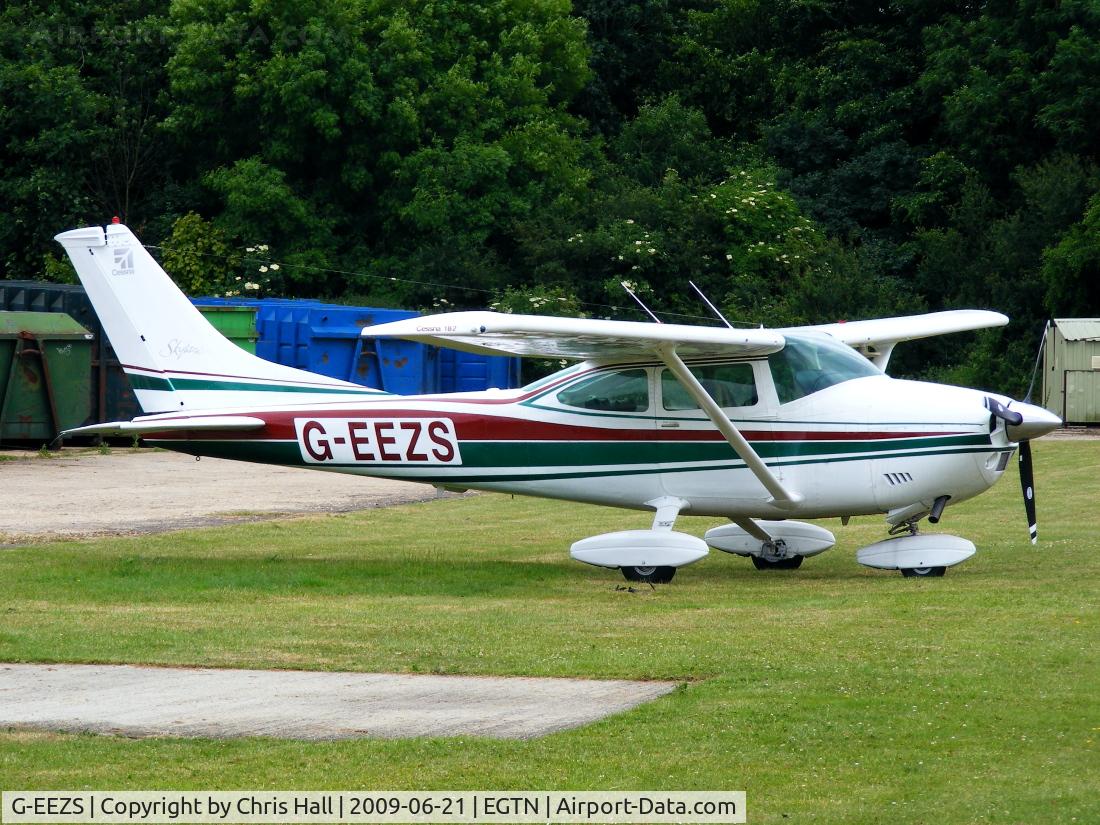G-EEZS, 1972 Cessna 182P Skylane C/N 182-61338, at Enstone Airfield, Previous ID: D-EEZS
