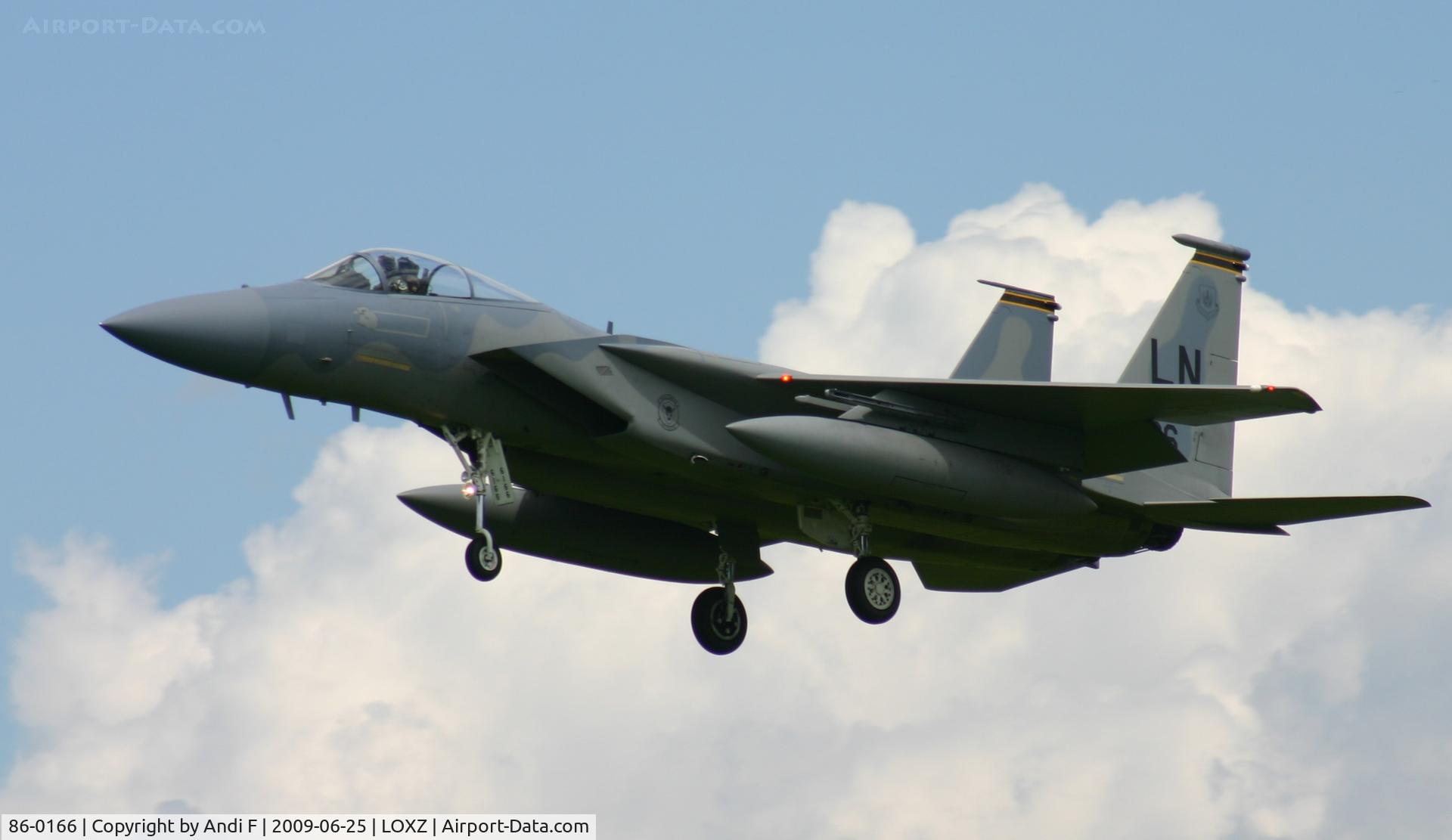 86-0166, 1986 McDonnell Douglas F-15C Eagle C/N 1014/C394, F-15