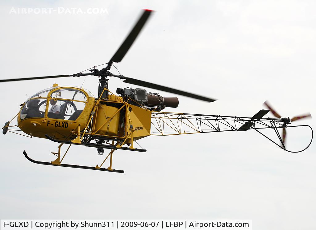 F-GLXD, Aerospatiale SA-315B Lama C/N 2610, Used for first flight during LFBP Open Day 2009