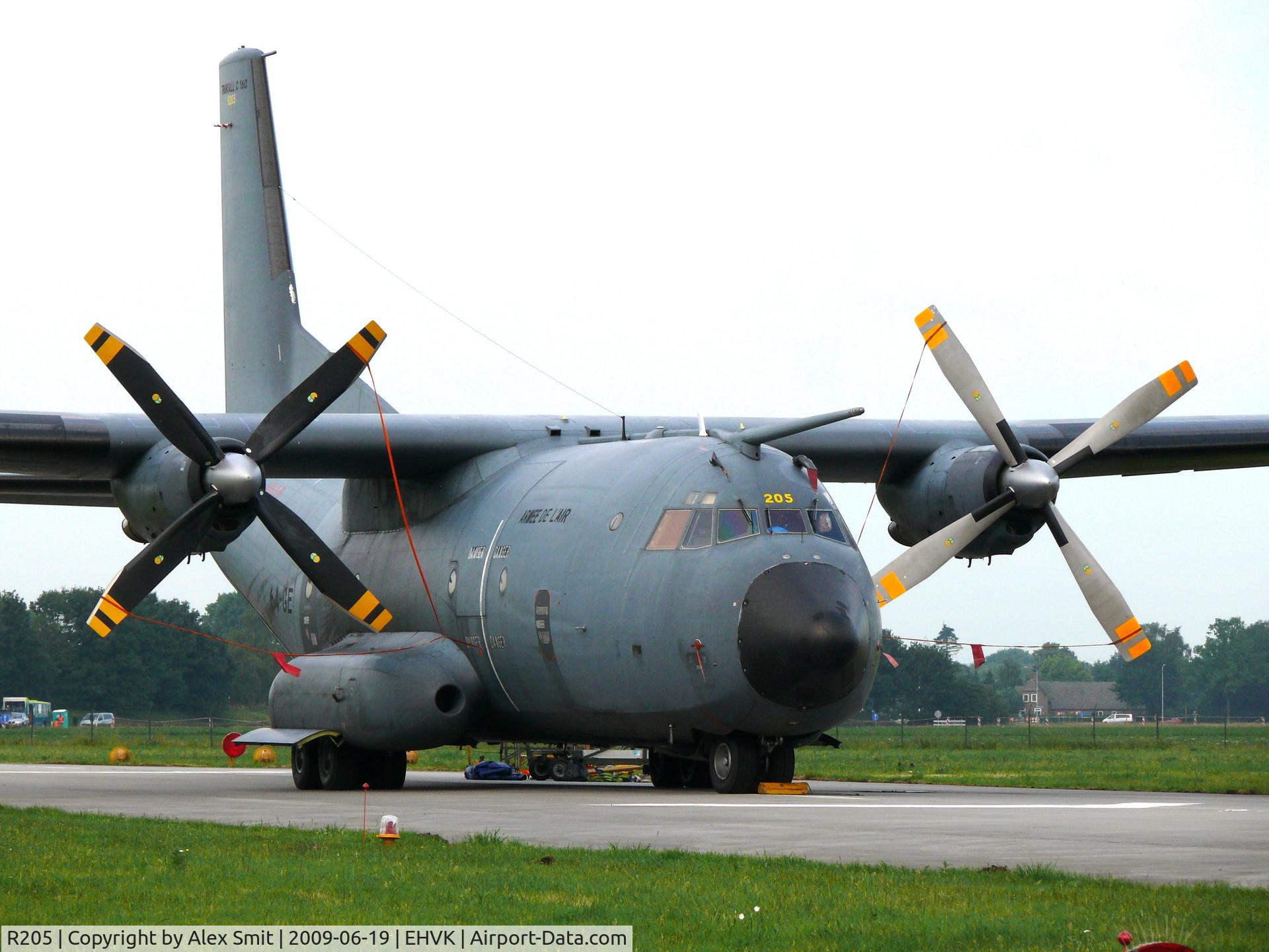 R205, Transall C-160R C/N 206, Transport Allianz C-160R Transall 64-GE/R205 French Air Force, transport for the famous Patrouille de France