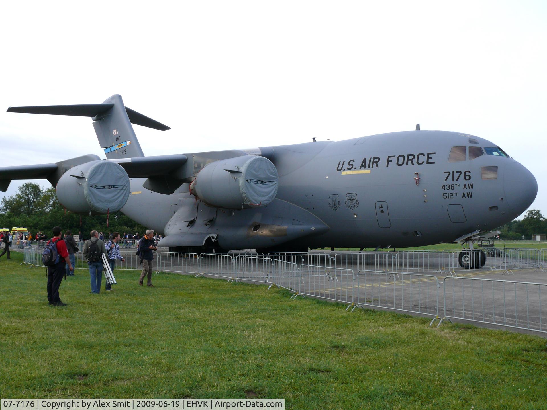 07-7176, 2007 Boeing C-17A Globemaster III C/N P-176, Boeing C-17A Globemaster III 07-7176 US Air Force
