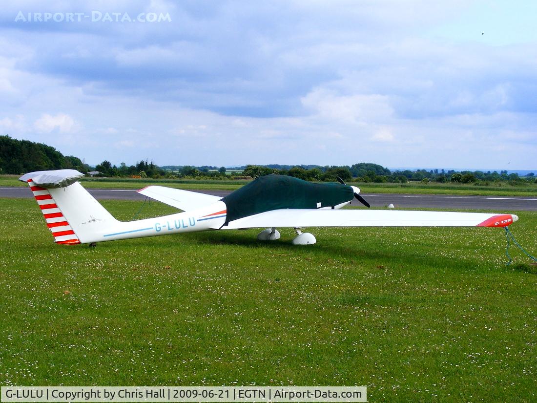 G-LULU, 1982 Grob G-109 C/N 6137, at Enstone Airfield