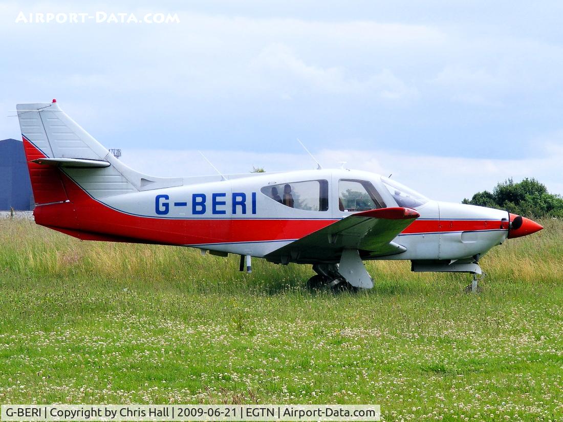 G-BERI, 1977 Rockwell Commander 114 C/N 14234, at Enstone Airfield, Previous ID: N4909W