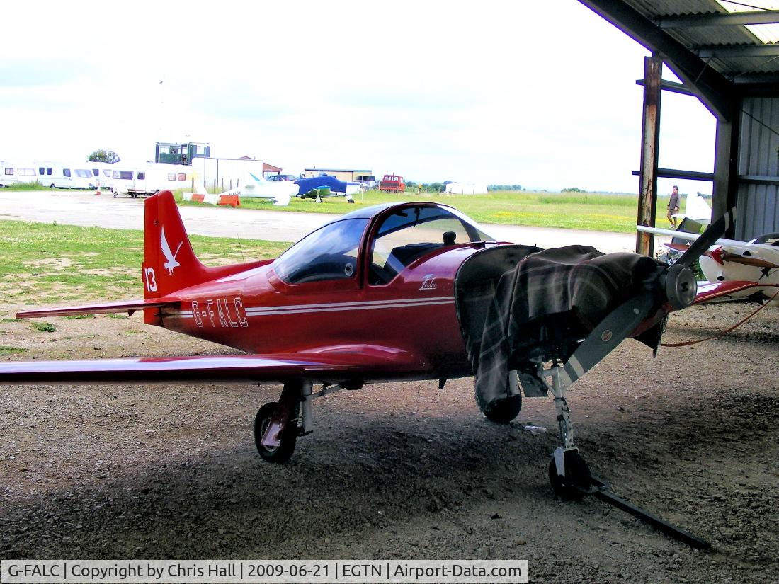 G-FALC, 1961 Aviamilano F-8L Falco Series 3 C/N 224, at Enstone Airfield