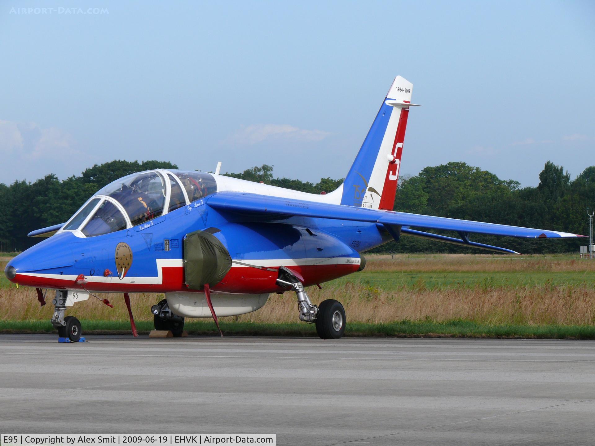 E95, Dassault-Dornier Alpha Jet E C/N E95, Dassault/Dornier Alpha Jet E F-TERQ/5/95 French Air Force, Patrouille de France