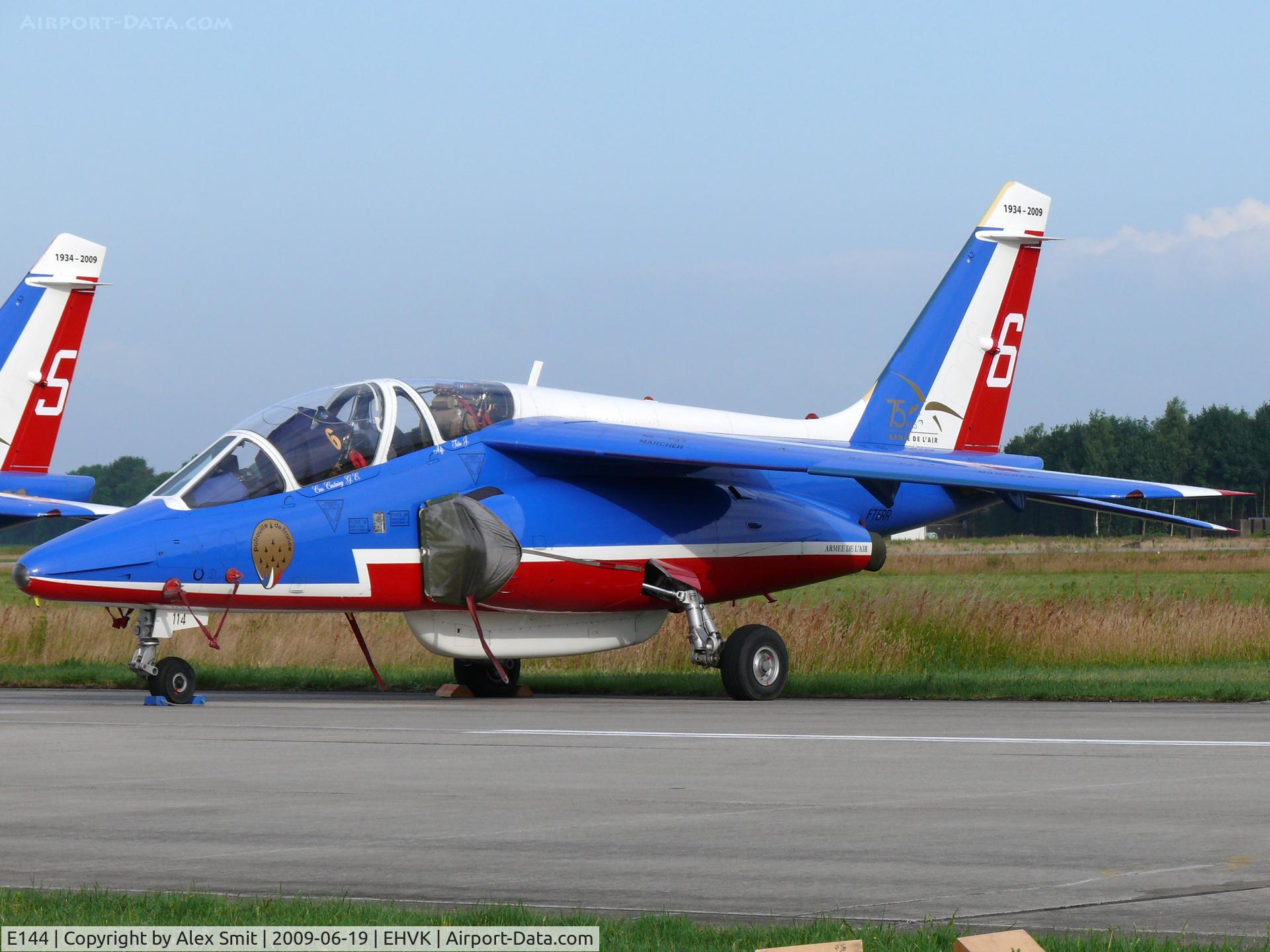 E144, Dassault-Dornier Alpha Jet E C/N E144, Dassault/Dornier Alpha Jet E F-TERR/6/114 French Air Force, Patrouille de France