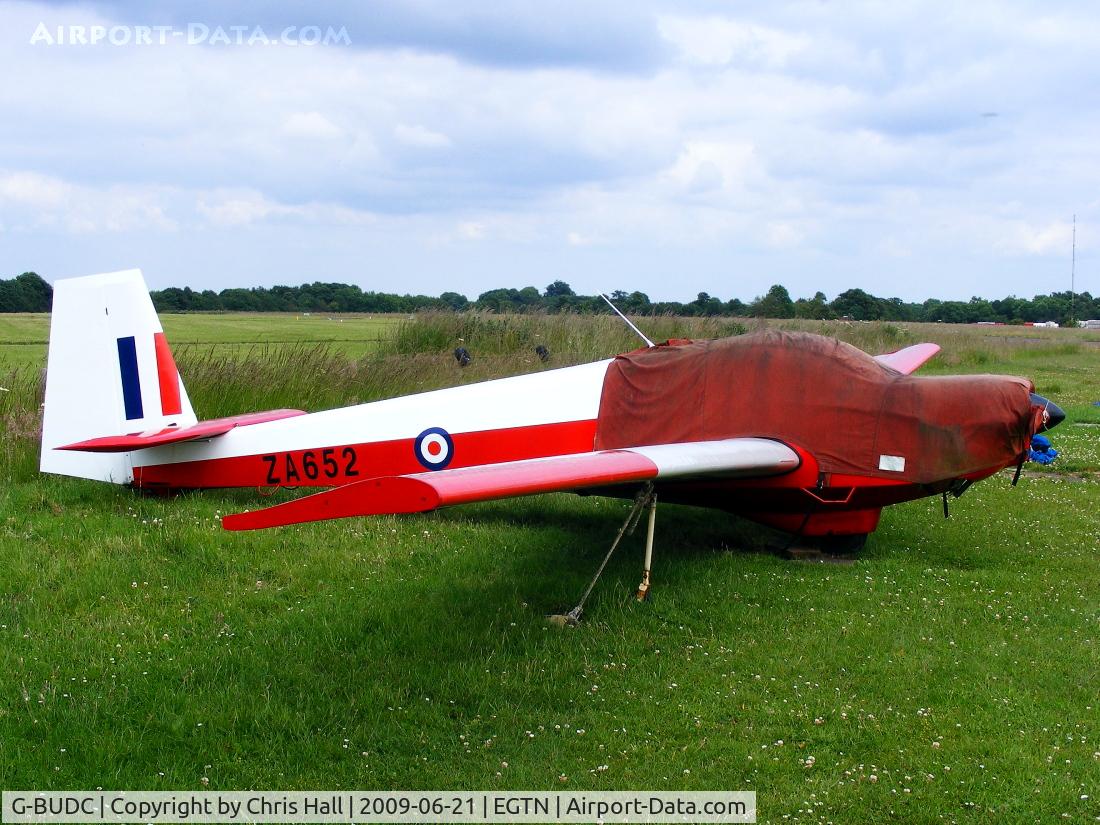 G-BUDC, 1980 Slingsby T-61F Venture T2 C/N 1971, wearing it ex RAF id ZA652