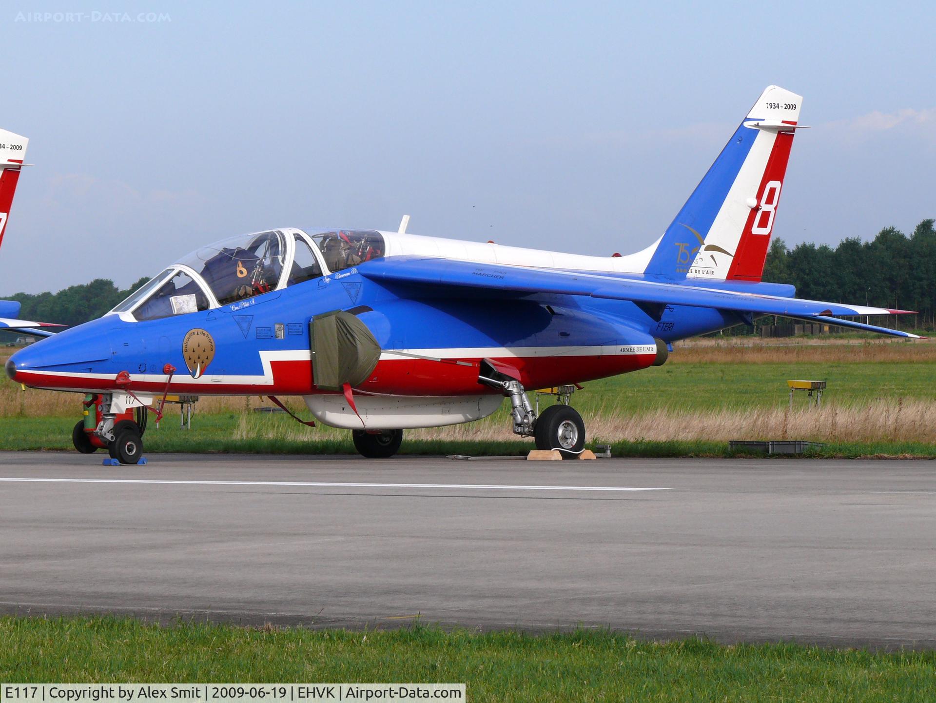 E117, , Dassault/Dornier Alpha Jet E F-TERI/8/117 French Air Force, Patrouille de France