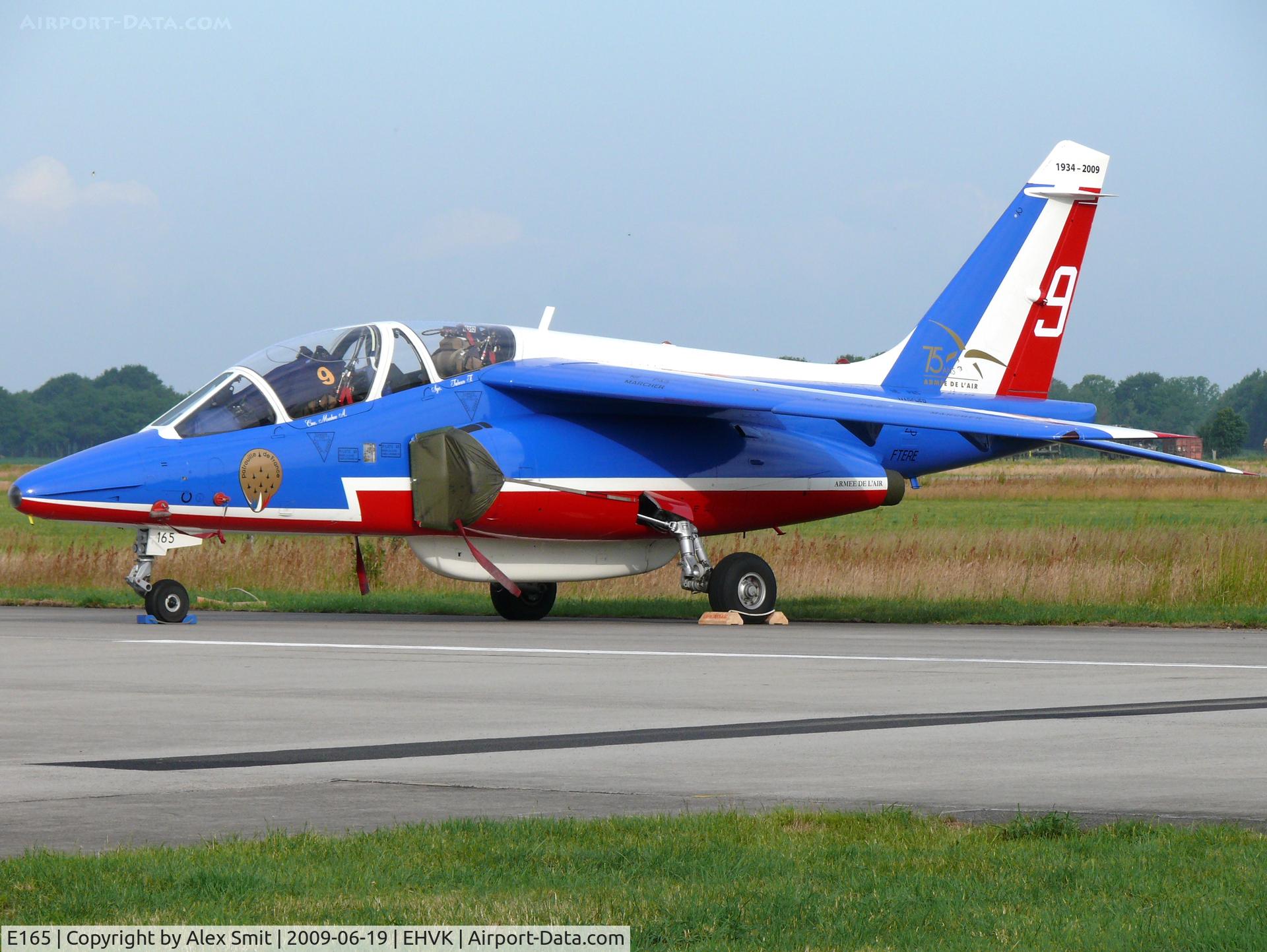 E165, Dassault-Dornier Alpha Jet E C/N E165, Dassault/Dornier Alpha Jet E F-TERE/9/165 French Air Force, Patrouille de France