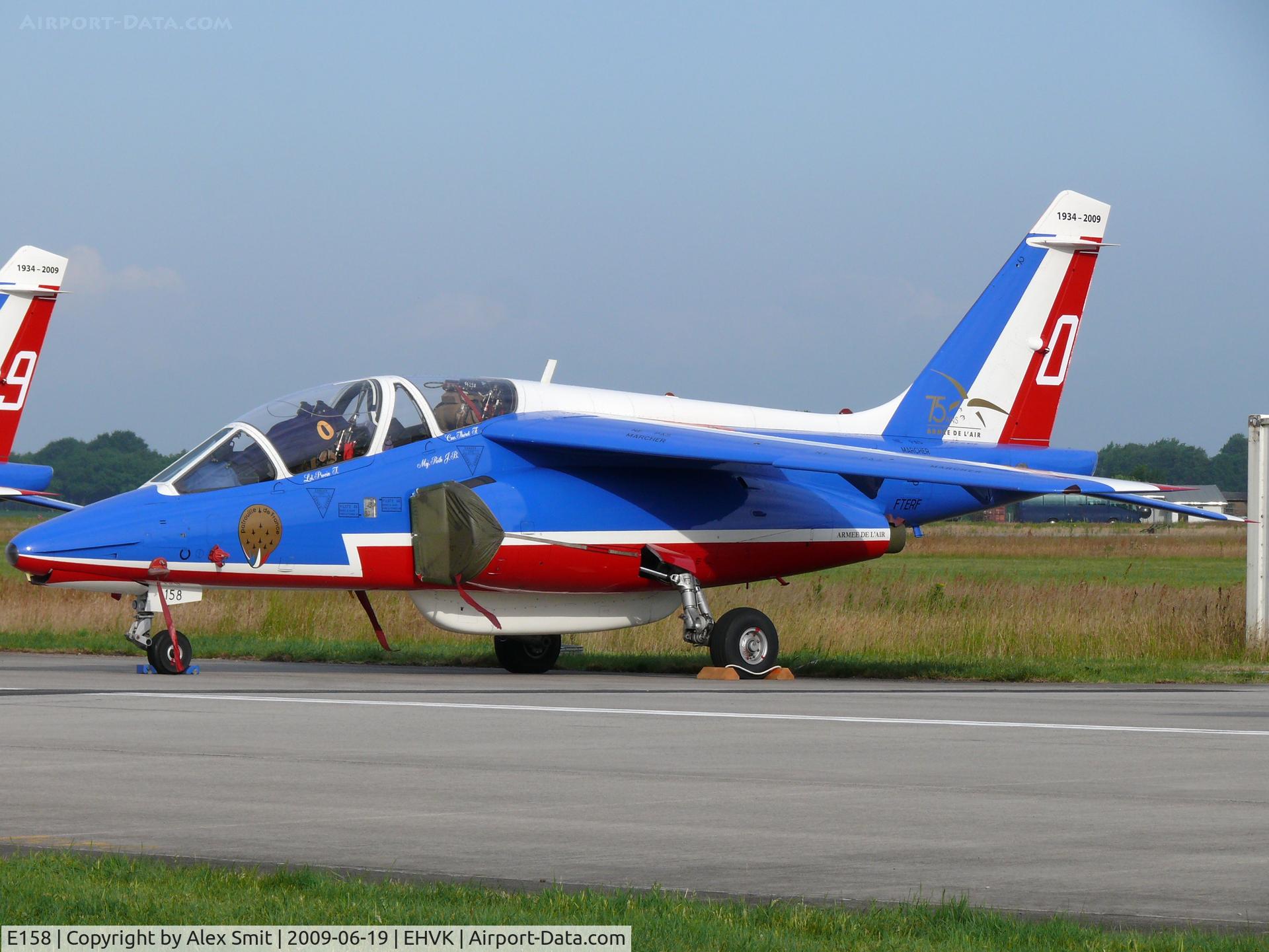 E158, Dassault-Dornier Alpha Jet E C/N E158, Dassault/Dornier Alpha Jet E F-TERF/0/158 French Air Force, Patrouille de France