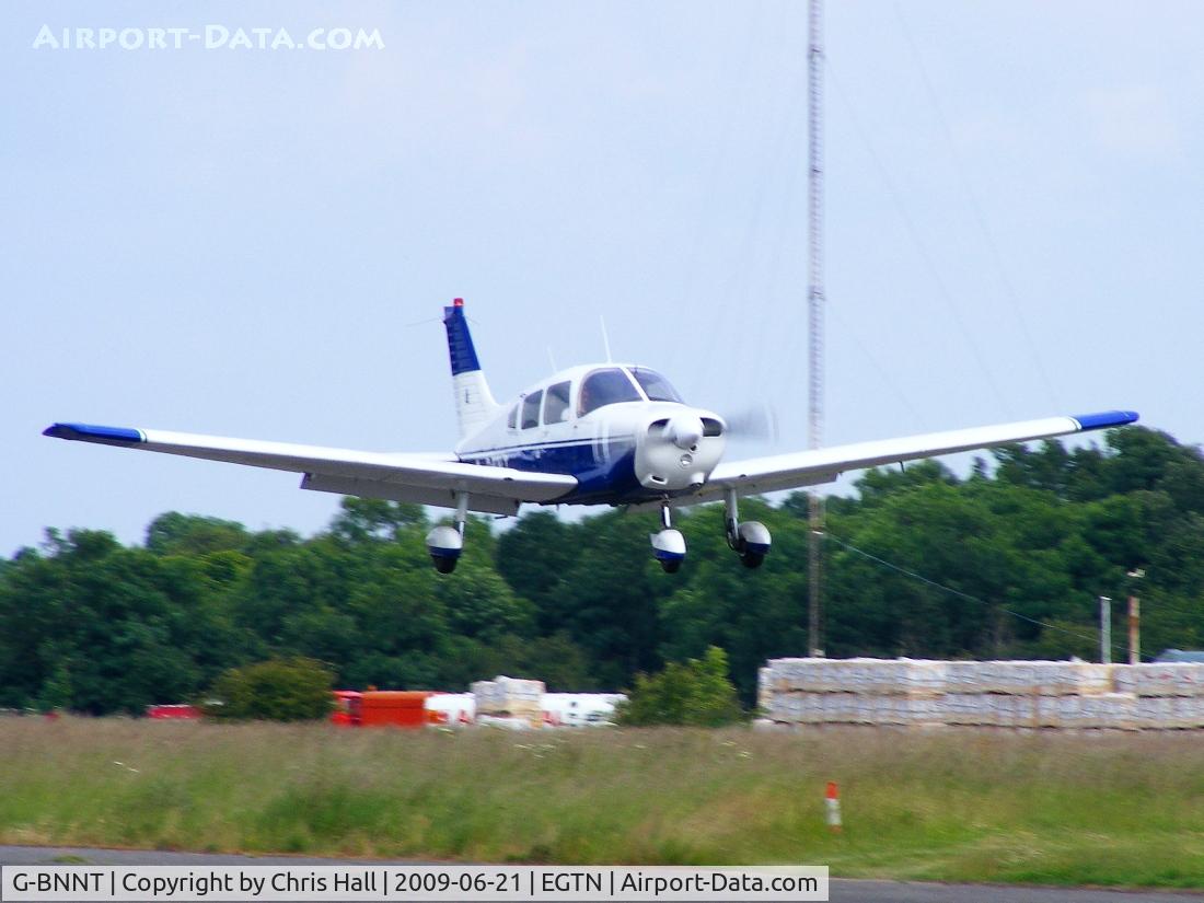 G-BNNT, 1976 Piper PA-28-151 Cherokee Warrior C/N 28-7615056, at Enstone Airfield, Previous ID: N7624C