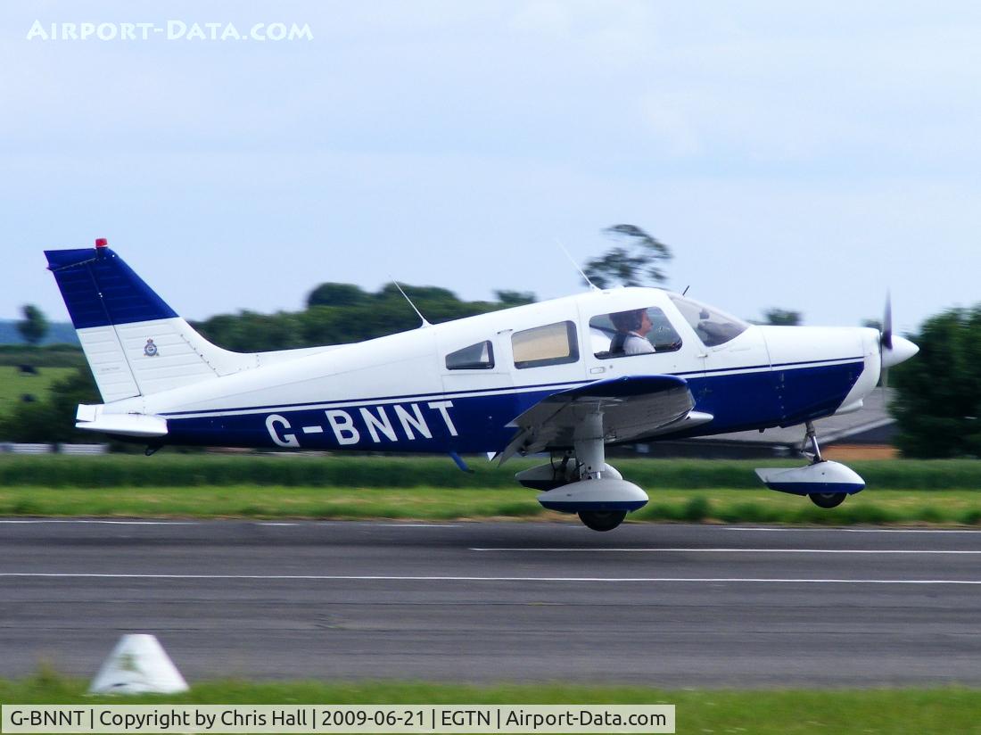 G-BNNT, 1976 Piper PA-28-151 Cherokee Warrior C/N 28-7615056, at Enstone Airfield, Previous ID: N7624C