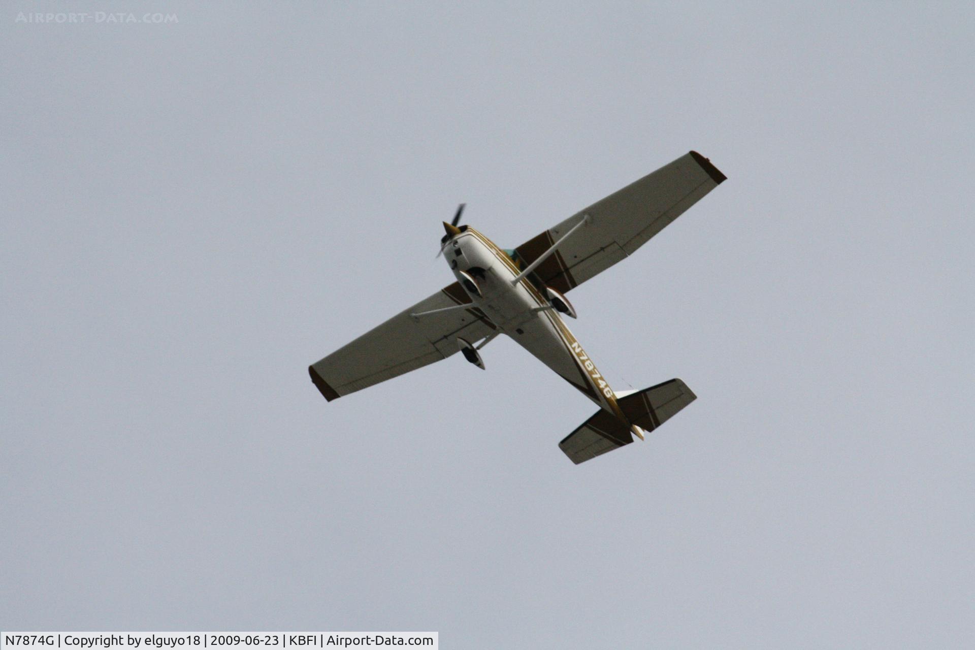 N7874G, 1970 Cessna 172L C/N 17259574, flight by