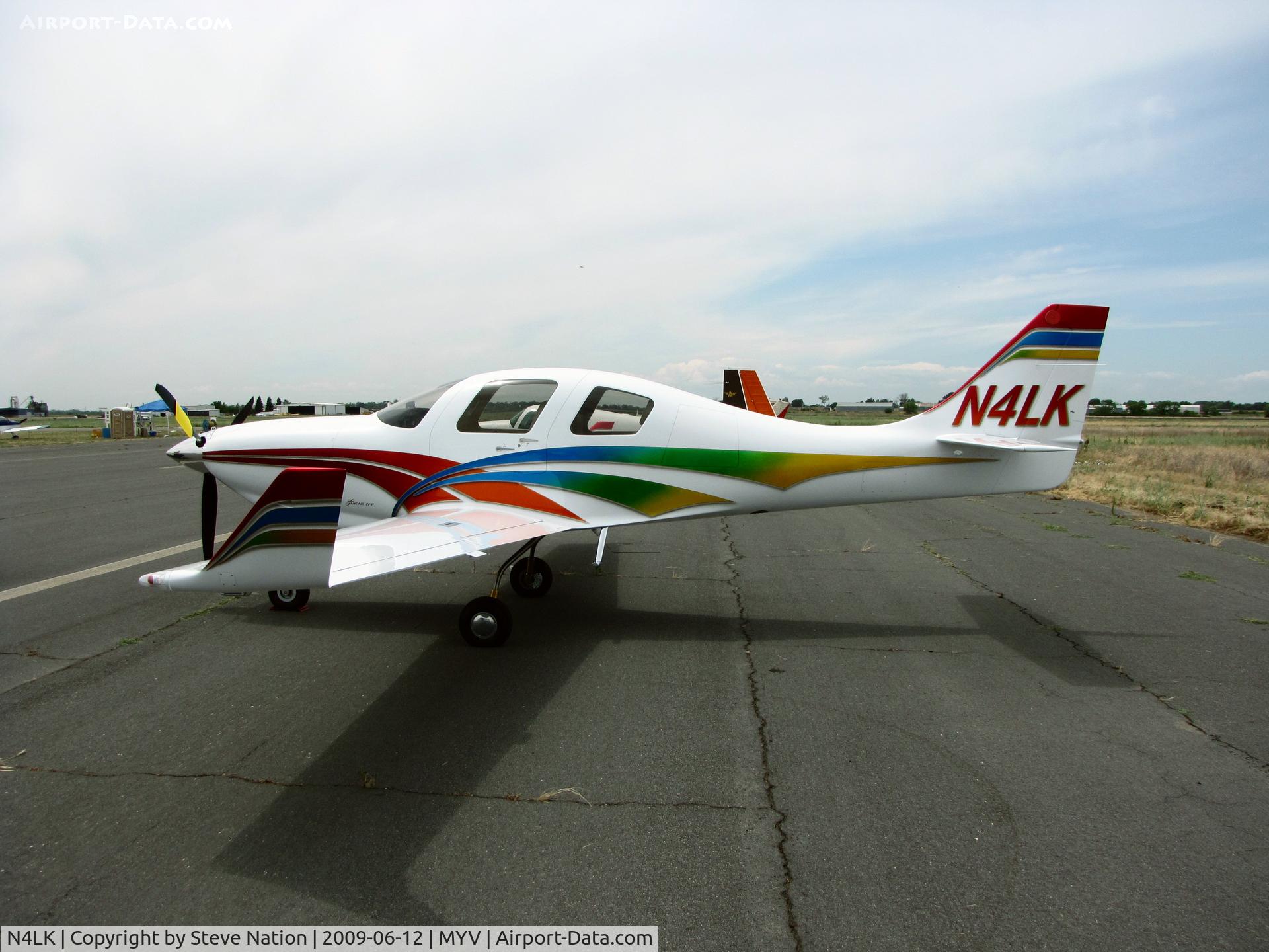N4LK, 2006 Lancair IV-P C/N LIV-534, Rainbow painted 2006 Solesbee Ralph W LANCAIR IVP, c/n: LIV-534 @ Golden West EAA Fly-in