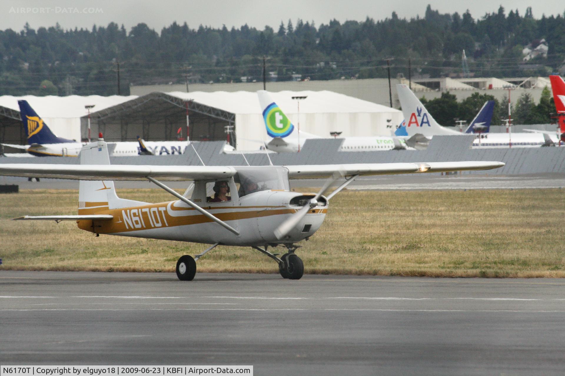N6170T, 1964 Cessna 150E C/N 15060870, AFTER A FLIGHT SESSION