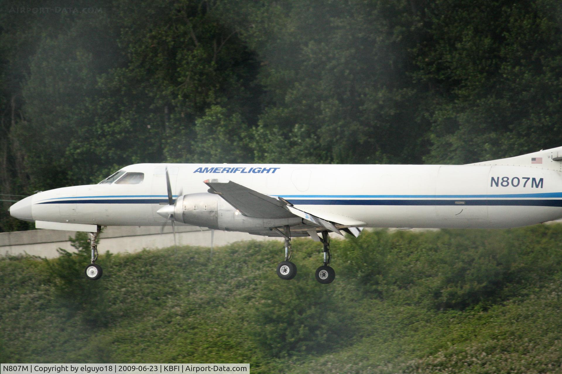 N807M, 1981 Swearingen SA227-AT C/N AT-454B, SALT LAKE -SEATTLE