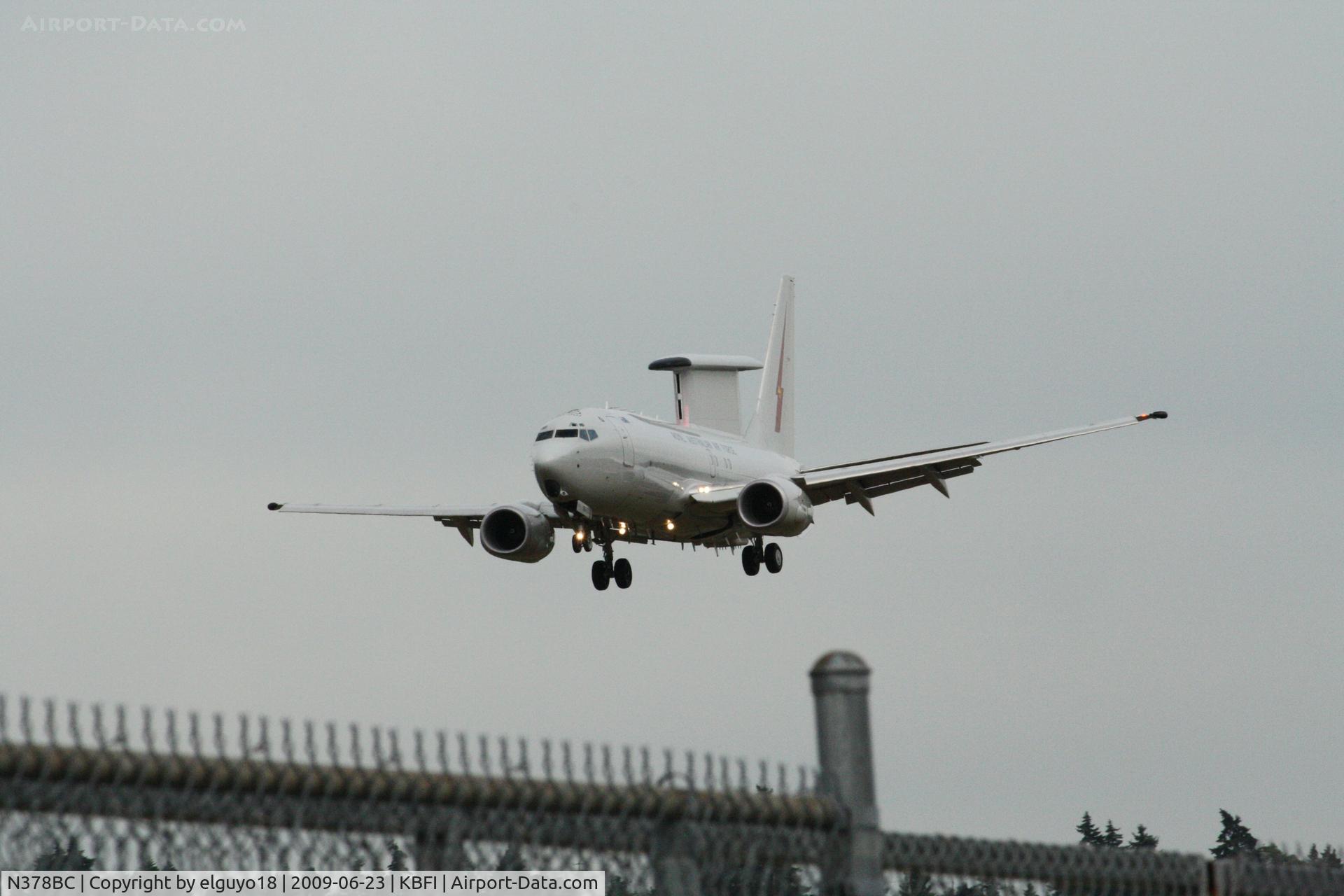 N378BC, 2002 Boeing E-7A Wedgetail (737-7ES) C/N 33474, ROYAL AUSTRALIAN AIR FORCE