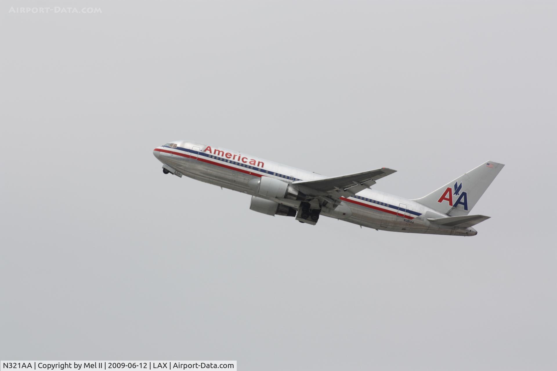 N321AA, 1986 Boeing 767-223 C/N 22322, AAL32 - KLAX-KJFK - Departing RWY 25R
