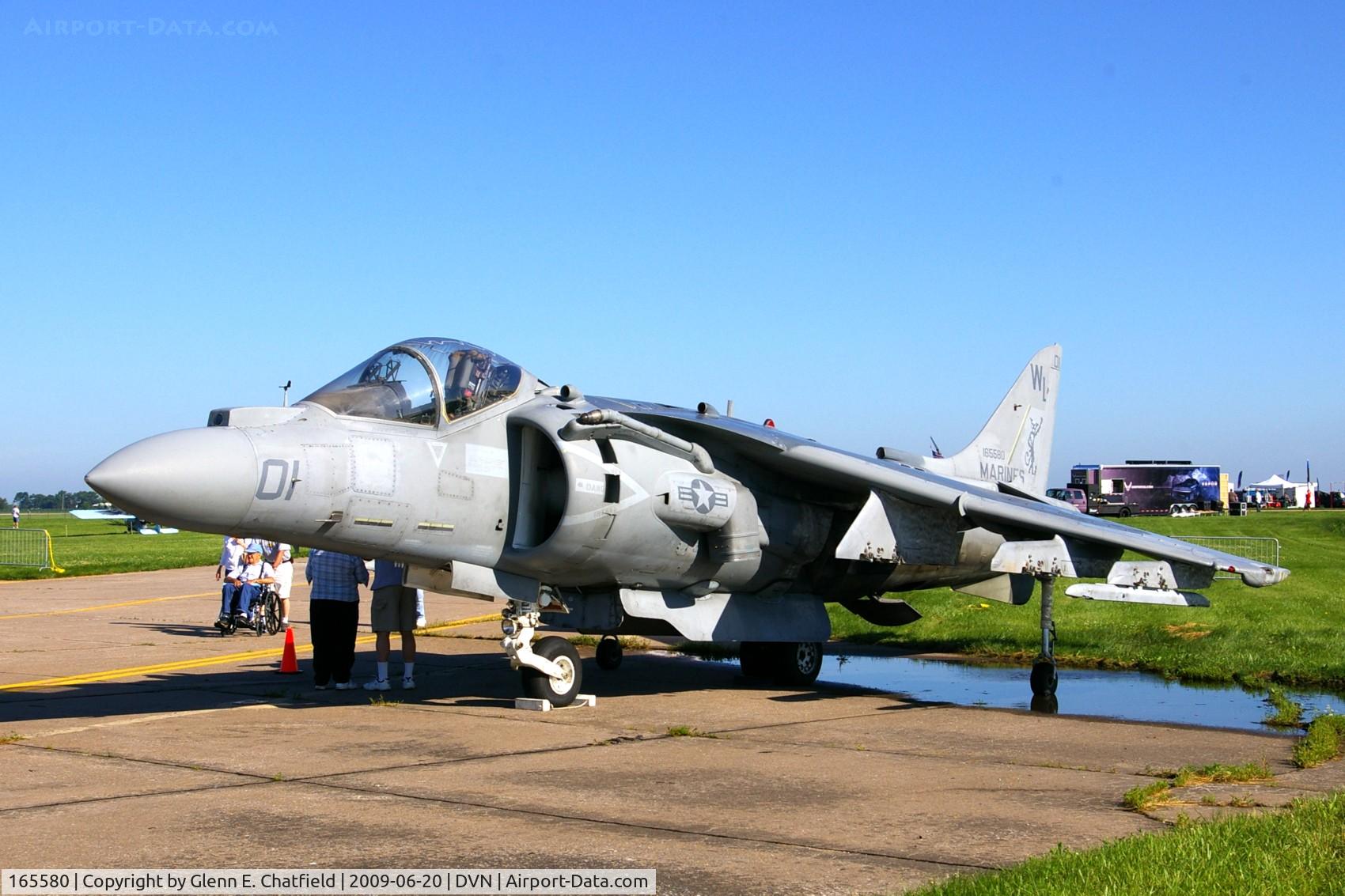 165580, Boeing AV-8B+(R)-27-MC Harrier II Plus C/N B317, Quad Cities Air Show
