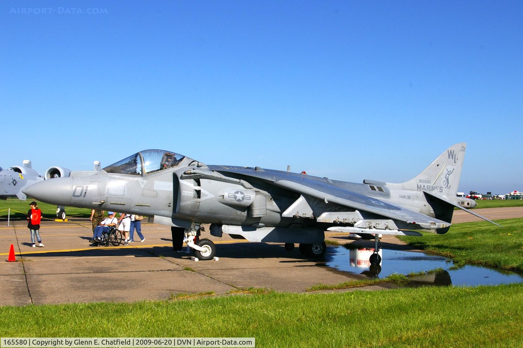 165580, Boeing AV-8B+(R)-27-MC Harrier II Plus C/N B317, Quad Cities Air Show