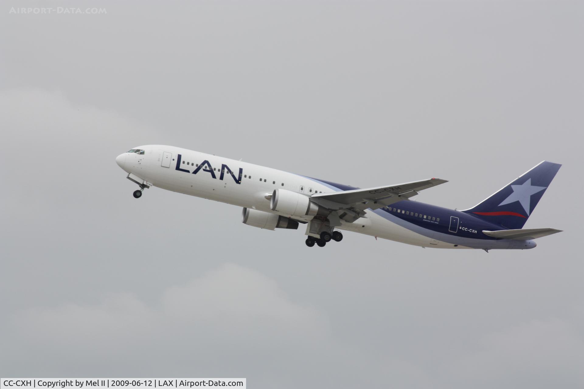 CC-CXH, 2008 Boeing 767-316/ER C/N 35698, LAN601 - KLAX-SPIM - Departing RWY 25R