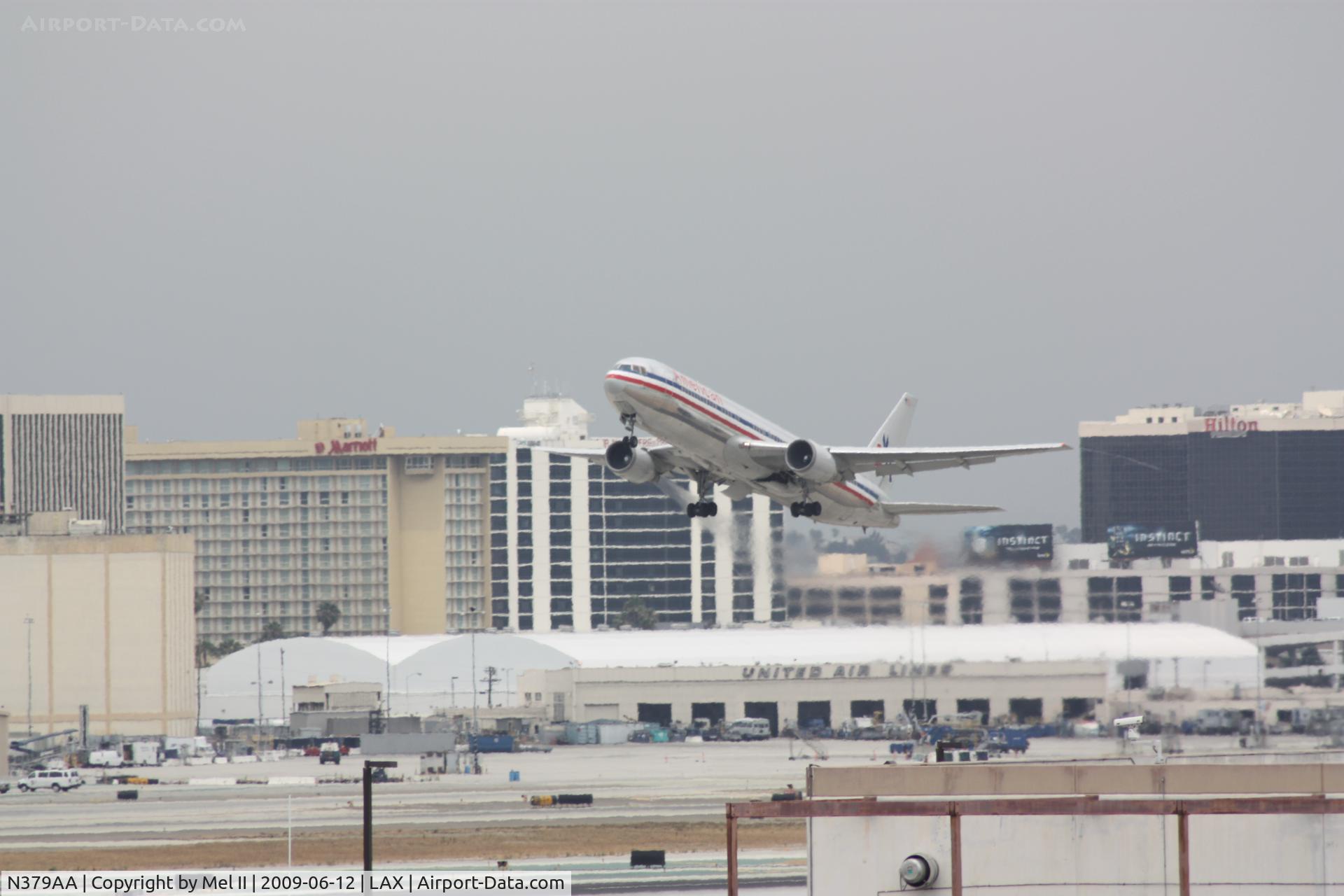 N379AA, 1993 Boeing 767-323/ER C/N 25448, AAL2448 - KLAX-KDFW - Departing RWY 25R
