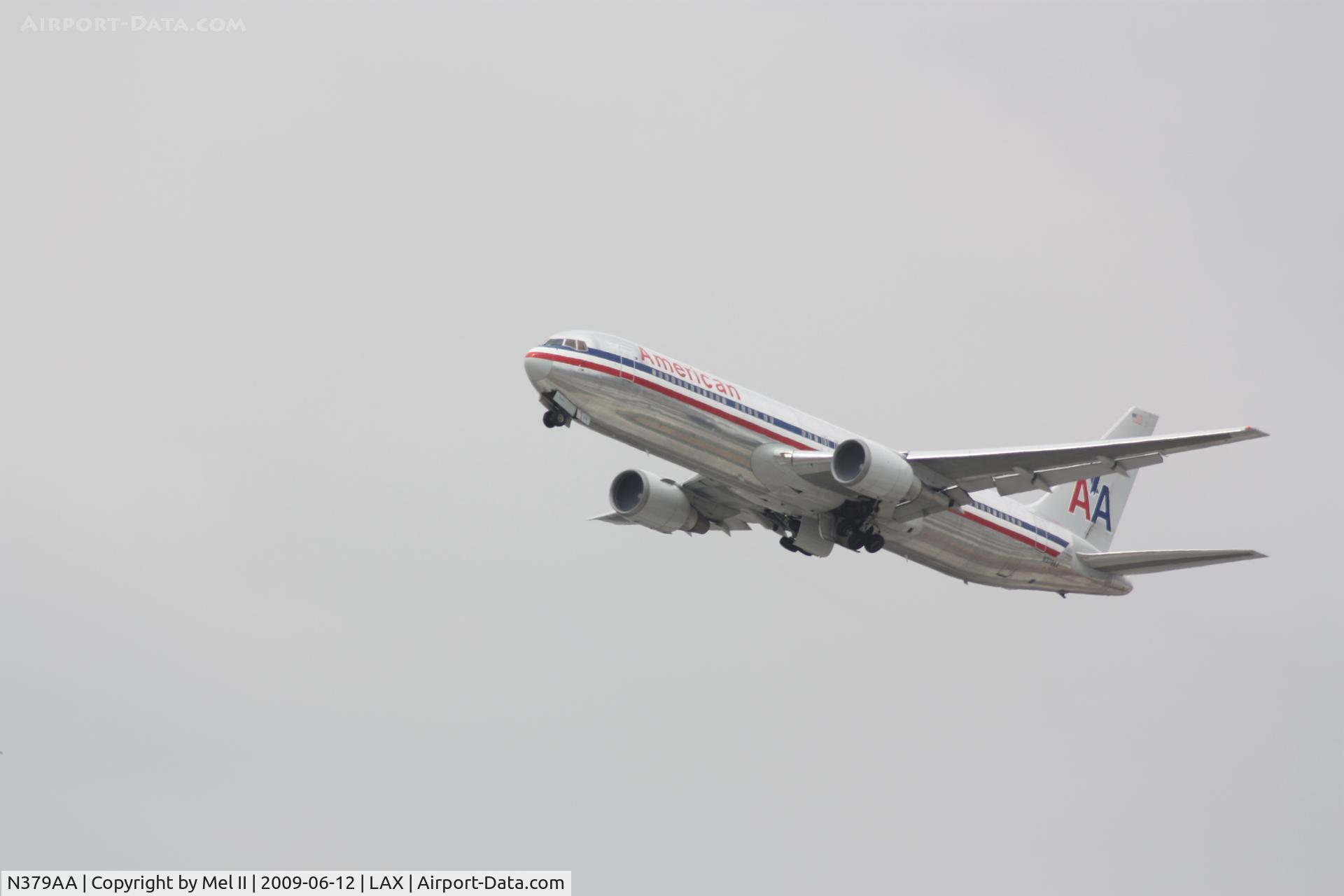 N379AA, 1993 Boeing 767-323/ER C/N 25448, AAL2448 - KLAX-KDFW - Departing RWY 25R