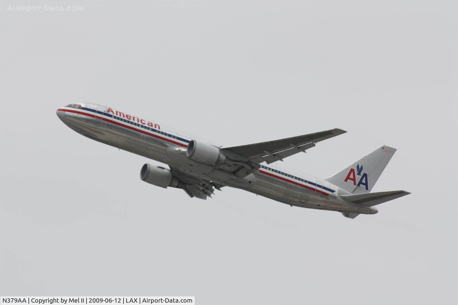 N379AA, 1993 Boeing 767-323/ER C/N 25448, AAL2448 - KLAX-KDFW - Departing RWY 25R