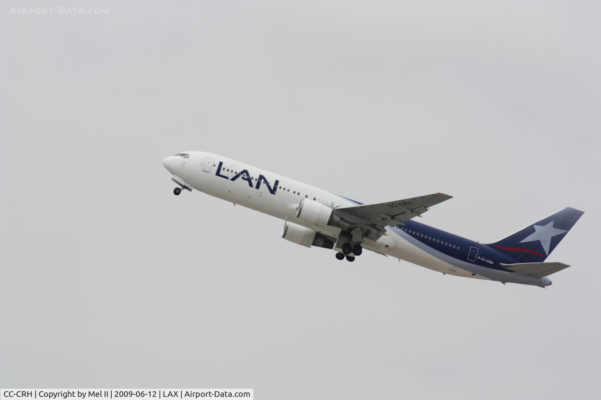 CC-CRH, 1992 Boeing 767-375/ER C/N 25864, LPE2605 - KLAX-SPIM - Departing RWY 25R