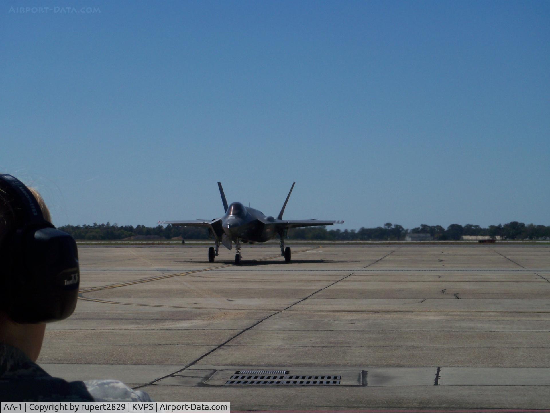 AA-1, 2006 Lockheed Martin F-35A Lightning II C/N AA-1, First time to Eglin